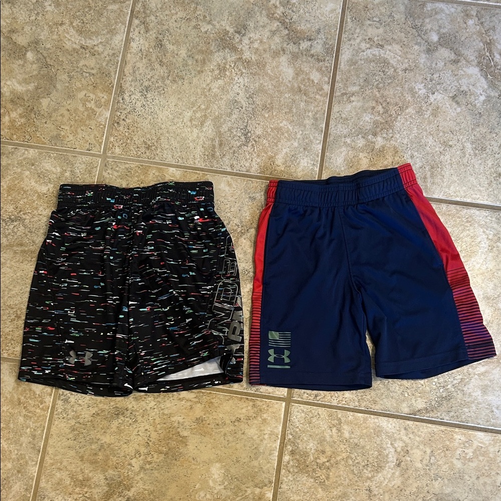 Under Armour Boys and Navy Shorts Duo